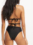 Фото #3 товара Ivory Rose Fuller Bust mix & match high waist bikini bottom in black