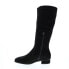 Фото #5 товара Aquatalia Livia Dr Sde Stetch Sde Womens Black Suede Zipper Knee High Boots 10