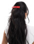 Sui Ava Matcha Addict hair clip in red