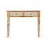 Hall Table with 2 Drawers White Brown Mango wood 98 x 77 x 42 cm Sheets