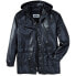 ფოტო #1 პროდუქტის Big & Tall Hooded Leather Parka