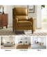 Leather Pushback Recliner chair with Adjustable Backrest for Livingroom