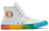 Фото #2 товара Кеды высокие Converse All Star Hi Smiley Multi, белые, унисекс