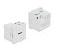 Фото #1 товара Delock 81311 - USB A - Thread clamp-type terminal - White - Plastic - Power - 100 - 240 V