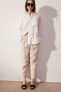 Фото #1 товара Ankle-length Linen Pants