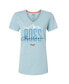ფოტო #3 პროდუქტის Women's Blue Ross Chastain Mountains V-Neck T-shirt