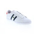 Фото #4 товара Lacoste Grad Vulc 120 2 P SMA Mens White Leather Lifestyle Sneakers Shoes