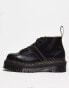 Фото #2 товара Dr Martens Church quad 5 eye boots in black vintage smooth leather