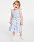 Фото #1 товара Toddler & Little Girls Cotton Smocked Dress, Created for Macy's