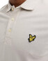 Lyle & Scott icon logo pique polo in beige