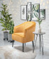 31" Steel, Polyester Ranier Boho Chic Accent Chair