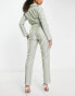 Фото #4 товара Simmi Tall glitter tailored trouser co-ord in sage