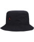 ფოტო #1 პროდუქტის Men's Black Distressed Jumpman Washed Bucket Hat