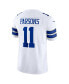 ფოტო #2 პროდუქტის Men's Micah Parsons White Dallas Cowboys Vapor F.U.S.E. Limited Jersey