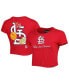Фото #2 товара Women's Red St. Louis Cardinals Historic Champs T-shirt