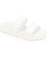 Фото #1 товара Women's Reeves Quilted Two Band Flat Sandals