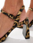 Фото #3 товара Stradivarius heeled sandal in leopard