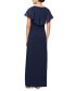 Фото #2 товара Платье SL Fashions Cape-Overlay длинное шифоновое