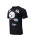 Men's Black Pittsburgh Steelers Championship T-shirt