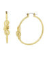 ფოტო #1 პროდუქტის Knot Hoop Earrings