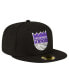 Men's Black Sacramento Kings 59FIFTY Fitted Hat