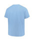 Men's Blue North Carolina Tar Heels Big Tall Color Stripe T-Shirt