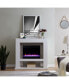 Фото #12 товара Arell Stainless Steel Color Changing Electric Fireplace