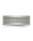 Titanium Grey Carbon Fiber Inlay Wedding Band Ring