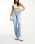 Фото #18 товара ASOS DESIGN Hourglass mid rise straight jean in mid blue