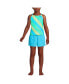Фото #3 товара Big Girls Plus Chlorine Resistant Tankini Top Woven Short Set