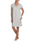 ფოტო #1 პროდუქტის Women's Floral Lace-Trim Nightgown