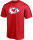 Фото #2 товара Men's Travis Kelce Red Kansas City Chiefs Player Icon Name and Number T-shirt