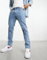 Фото #8 товара ASOS DESIGN Essential stretch slim jeans in light wash