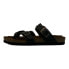 Фото #4 товара Mountain Sole Women's Easy Slip-On Two Loop Design Leather Sandals