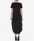 Women's Short Sleeve V-Neck Maxi Dress