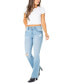 Фото #1 товара Juniors' Mid-Rise Distress Bootcut Jeans