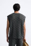 GEOMETRIC JACQUARD T-SHIRT