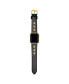 Фото #3 товара Ремешок для часов POSH TECH Rebel черный из натуральной кожи с заклепками для Apple Watch, 38мм-40мм