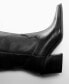 ფოტო #6 პროდუქტის Women's Plain Cowboy Leather Boots