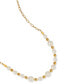 Фото #2 товара AJOA by 18k Gold-Plated Imitation Pearl Statement Necklace, 16" + 2" extender