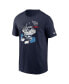 Фото #3 товара Men's Derrick Henry Navy Tennessee Titans Player Graphic T-shirt