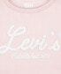 Little Girls Script Logo Graphic T-Shirt розовый лотос, 6 - фото #3