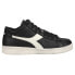 Фото #1 товара Diadora Game L Waxed Row Cut Lace Up Sneaker Mens Black Sneakers Casual Shoes 17