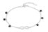 Silver infinity bracelet with zircons SVLB0365XH20018