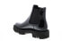 Aquatalia Haylie Patent 34L3694-BLK Womens Black Leather Slip On Chelsea Boots 6