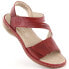 Фото #1 товара Leather comfortable sandals Rieker W RKR685 red