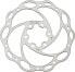 Фото #1 товара Tektro Lyra Cross Disc Brake Rotor - 140mm, 6-Bolt, Silver