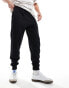 ASOS DESIGN essential tapered joggers in black