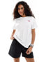 The North Face circle logo backprint t-shirt in white