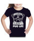 Футболка LA Pop Art Pug Life Girls